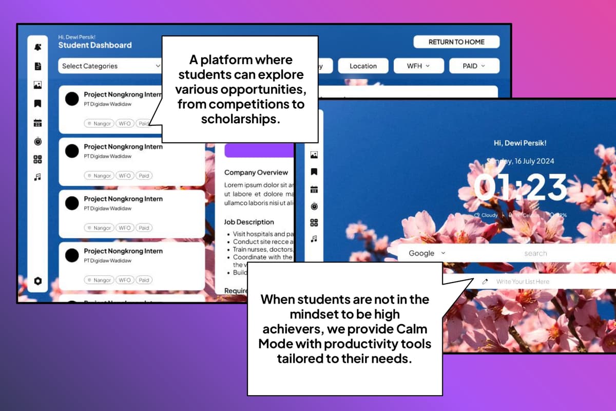 Dual-Mode Interface: Choose Your Study Vibe